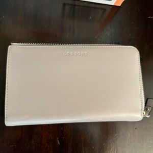 Lo and Sons Wallet -Grey Leather